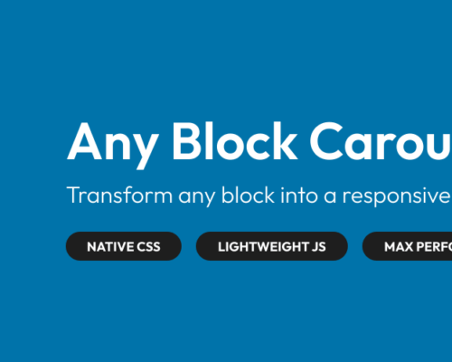 Any Block Carousel Slider