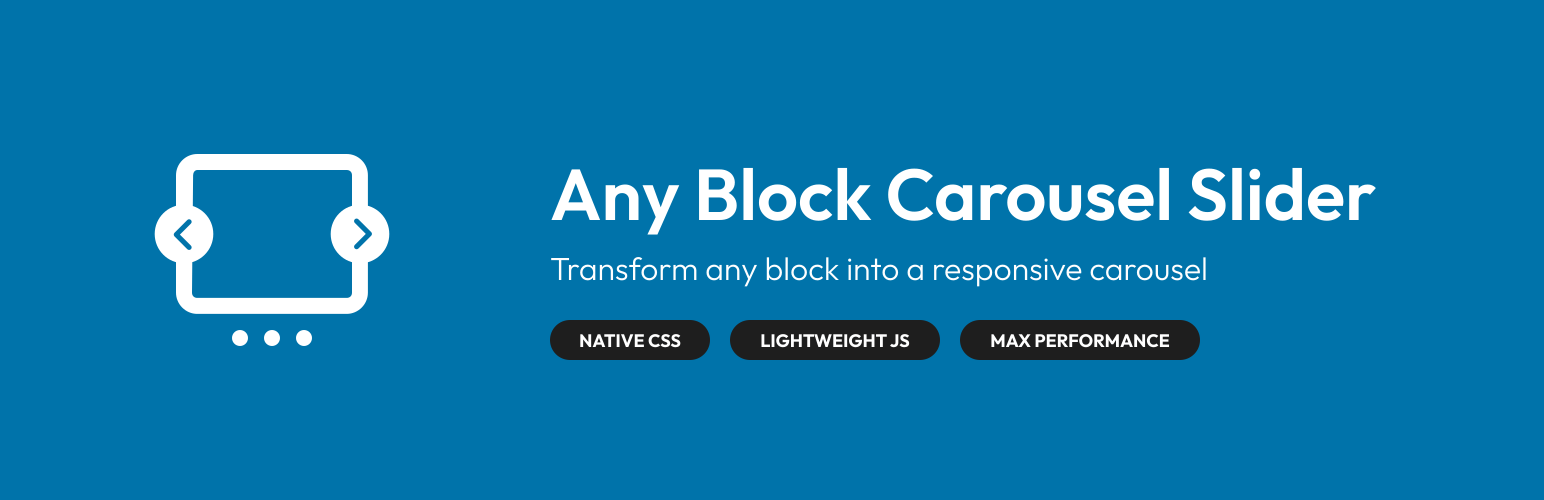Any Block Carousel Slider