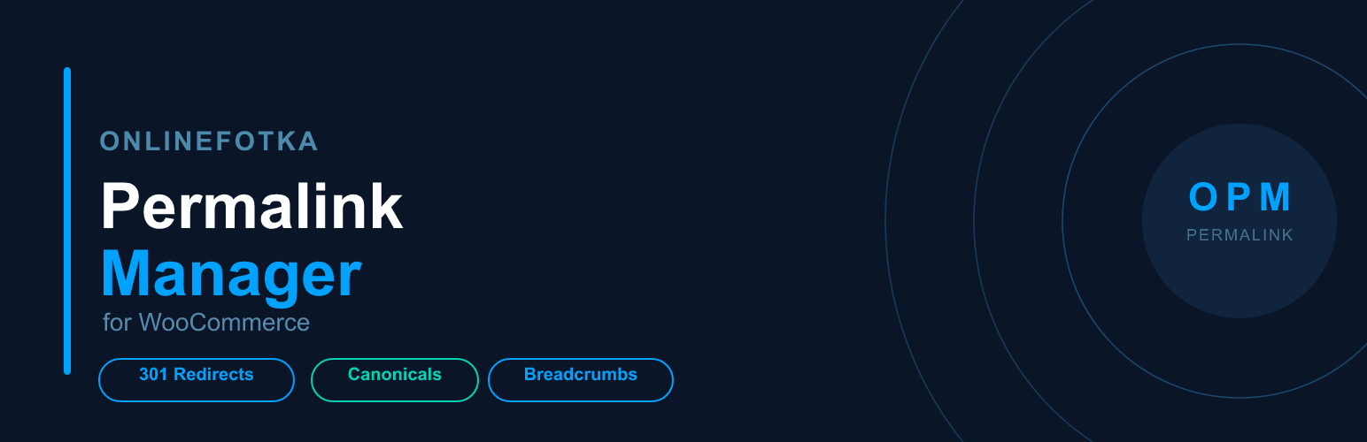 Onlinefotka Permalink Manager for WooCommerce