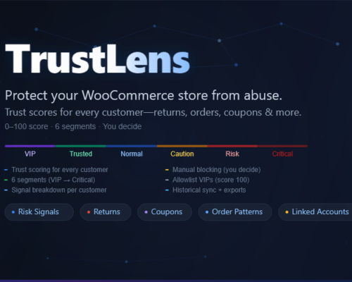 TrustLens – Fraud Prevention & Chargeback Defense for WooCommerce
