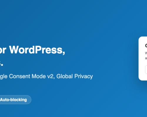 Consenteer — Cookie Consent (GDPR & Google Consent Mode v2)