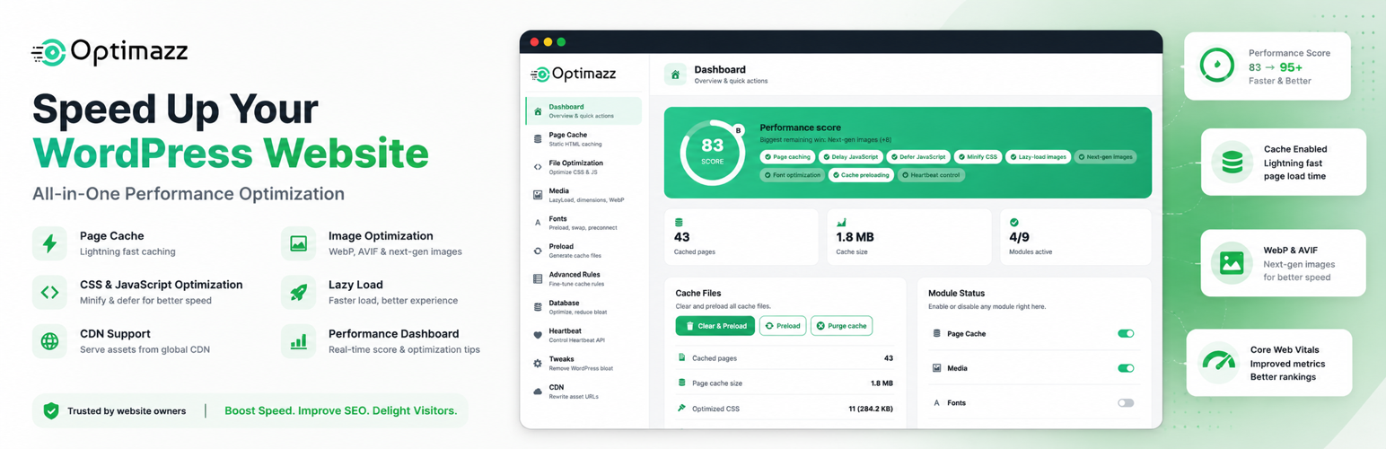 Optimazz – Website Optimization and Speedup