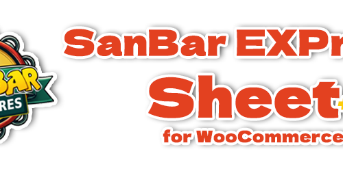 SanBar EXPress Sheet for WooCommerce