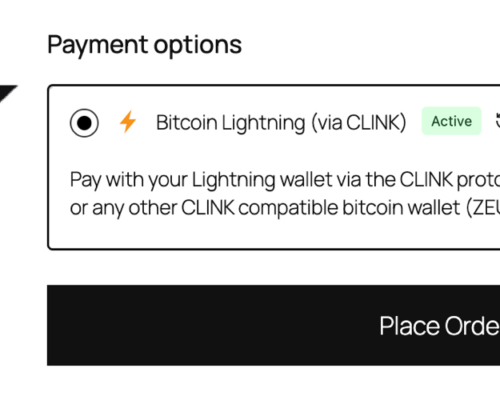 Bitcoin Lightning Payment Gateway for WooCommerce (via CLINK)