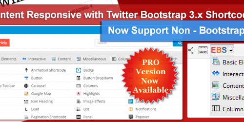 Easy Bootstrap Shortcode