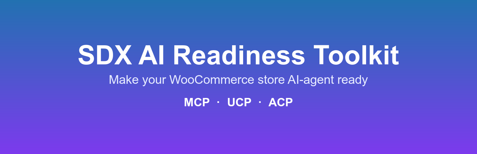 SDX AI Readiness Toolkit for WooCommerce