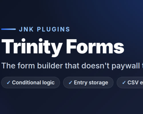 Trinity Forms – Contact Form Builder with Conditional Logic