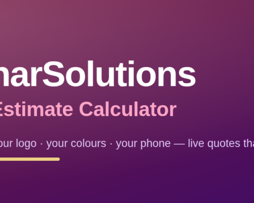 narSolutions Estimate Calculator – Quote & Cost Calculator for Service Businesses